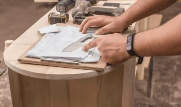 Friendly Build & Fix custom furniture design plans laid out for tailored craftsmanship